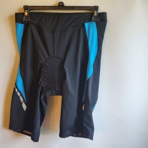 SOUKE RIDING PANTS MEN'S BLACK/BLUE SIZE XL